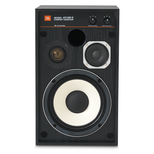 4312MII - Black - 5.25” 3-way Studio Monitor Loudspeaker - Front